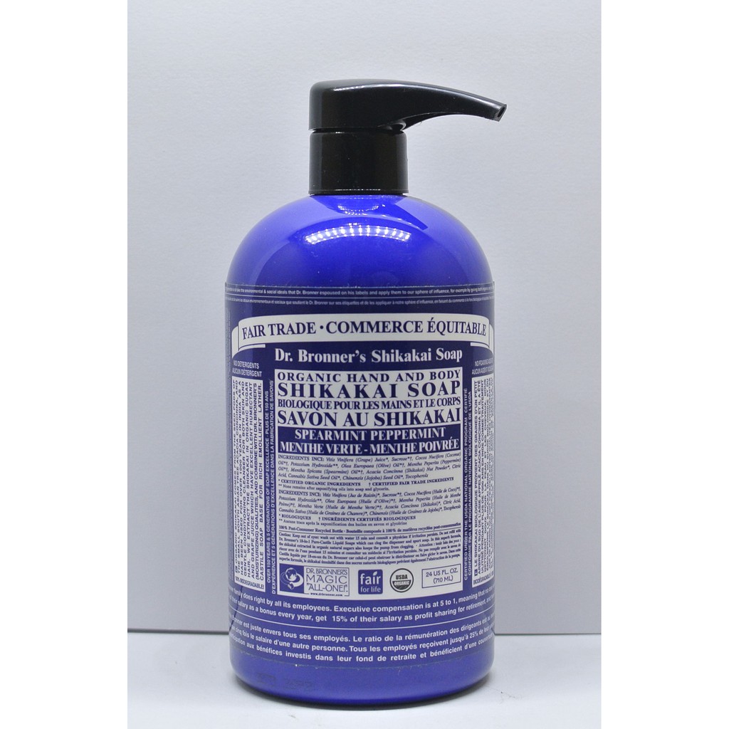 Dr.bronner's Dr. Bronner's Shikakai Body WashMint 24oz/710ml Shopee