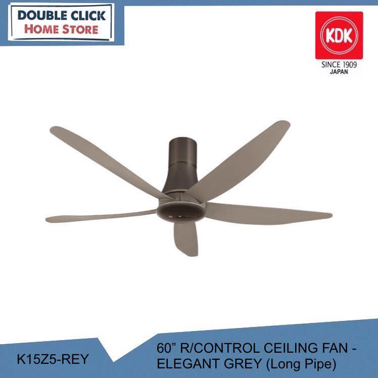 KDK K15Z5REY Sensa 5 Remote Control DC Motor Ceiling Fan (60"/150cm