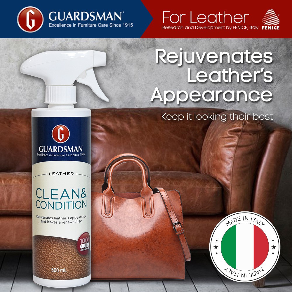 Guardsman Leather Cleaner & Conditioner 500ml Shopee Malaysia