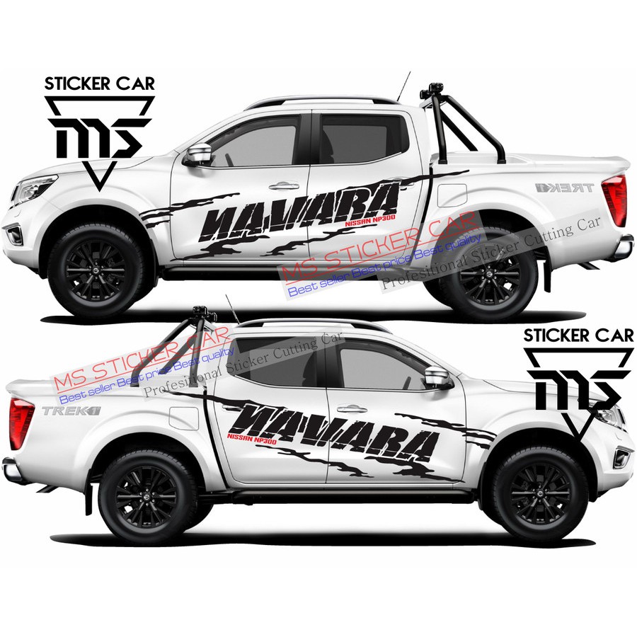 Navara np300 sticker Car sticker nissan list Side body Shopee Malaysia