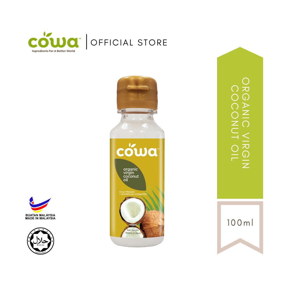 COWA Organic Virgin Coconut Oil 100ml Shopee Malaysia