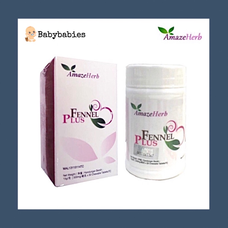 AmazeHerb Fennel Plus (30 tablets) Shopee Malaysia
