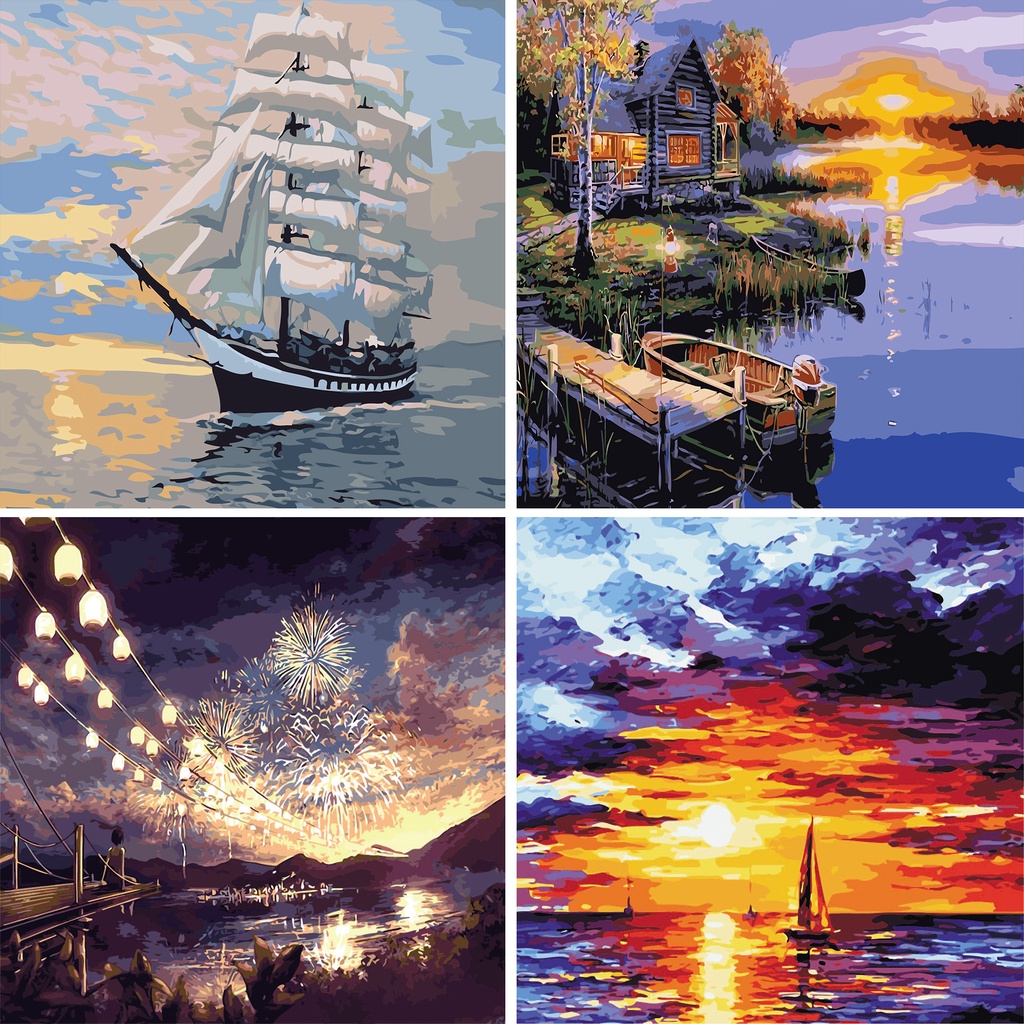 oil painting Prices and Promotions Feb 2023 Shopee Malaysia