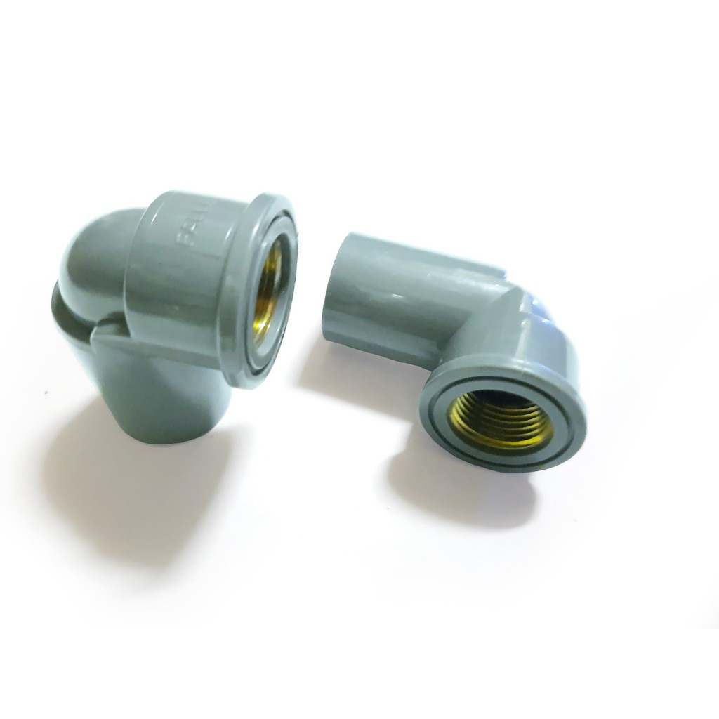 PVC P/T Elbow With Brass Thread/ Penyambung Paip PVC Elbow Dalam Gigi