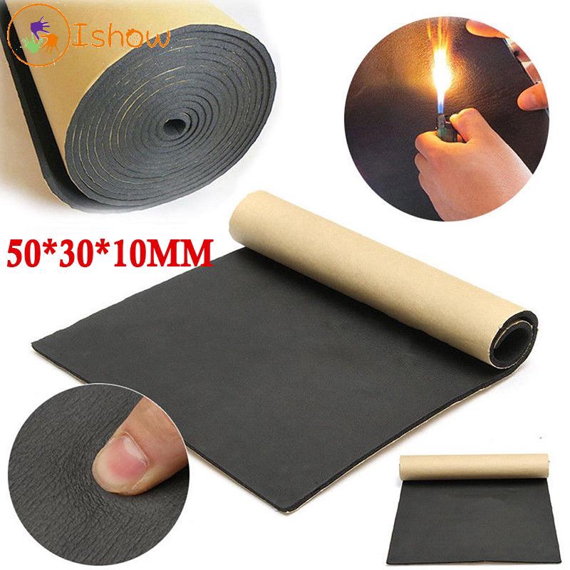 Soundproof Cotton Self Adhesive Cell Foam Deadening Insulation Rubber 30*50cm for Car Auto Sound