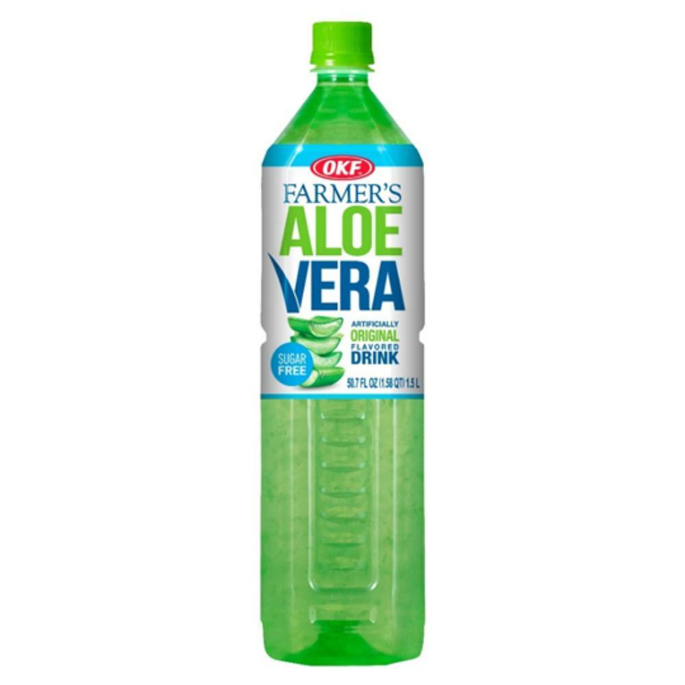 [HALAL] OKF Farmers Aloe Vera Juice Sugar Free (1500ml) Shopee Malaysia