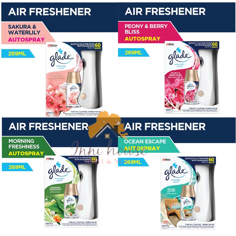 GLADE 3 In 1 Automatic Spray Starter (269ml) Air Freshners / Alat