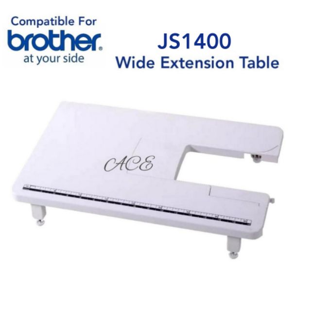 Brother Sewing Machine ONLY FOR JS1400 WIDE EXTENSION TABLE (White