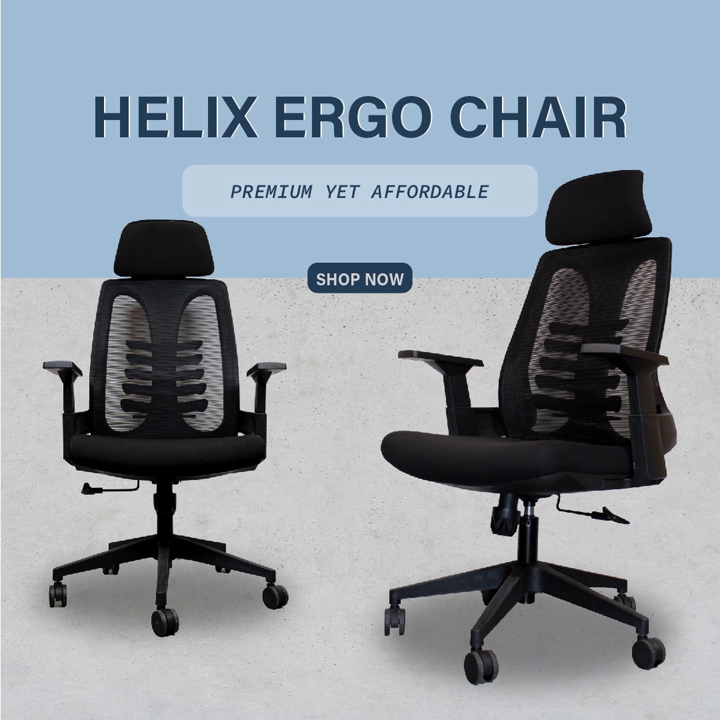 FINSSO 511 DAFFODIL HELIX ERGONOMIC PREMIUM OFFICE CHAIR Shopee Malaysia