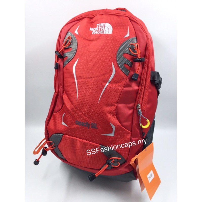 The North Face Hiking Backpack 50L compartment beg large volume bag