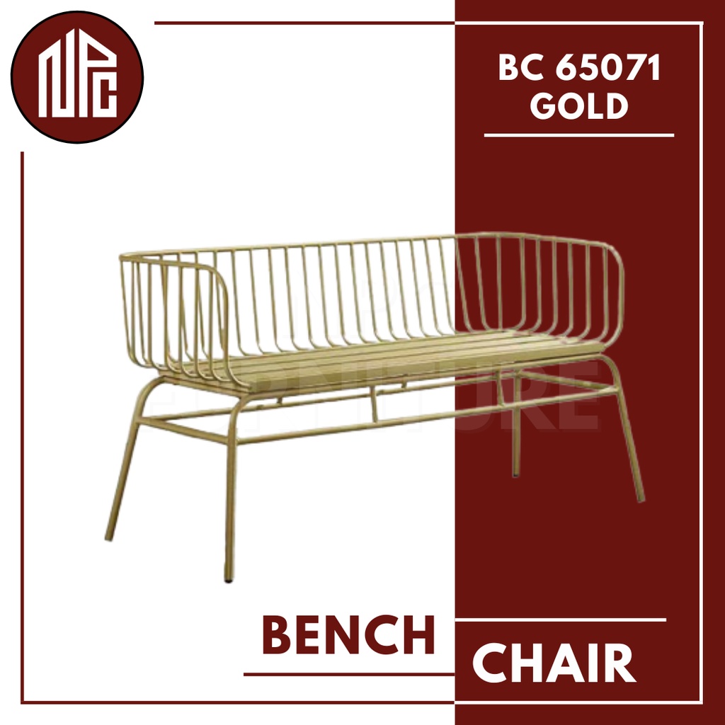 NPC BRUSEN IKEA Outdoor Metal Bench Chair / Industrial Style / Garden