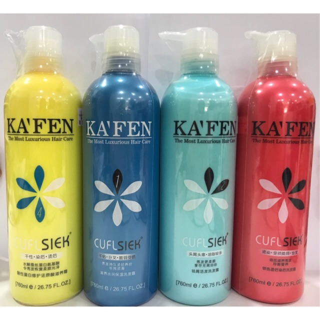 Kafen Shampoo The Most Luxurious Hair Care 760mL Shopee Malaysia