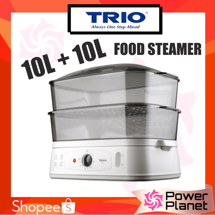 Trio Food Steamer 10L + 10L Trio Food Steamer TFS18 TFS18 Shopee