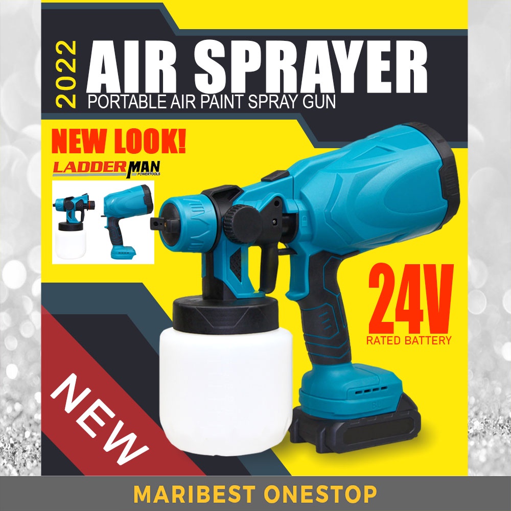 CX33 120W Portable 24V Cordless Battery Spray Gun 1.8MM Nozzle Pain