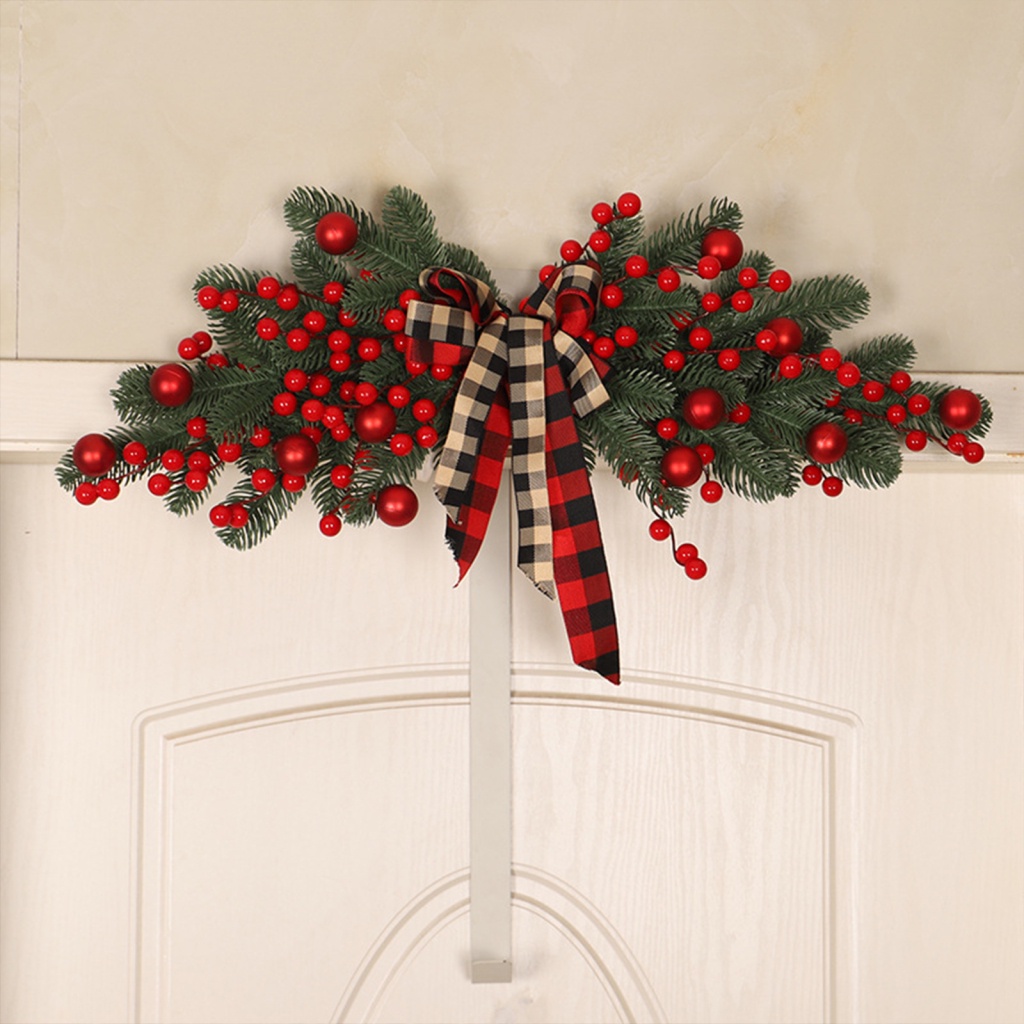 Artificial Flower Garland Table Swag Lintel Christmas Decoration Happy