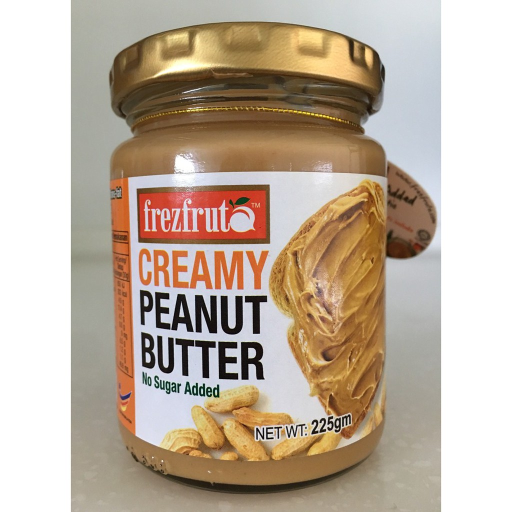 [NO Sugar, NO Trans Fat, NO Cholesterol] Creamy Peanut Butter 225gm 