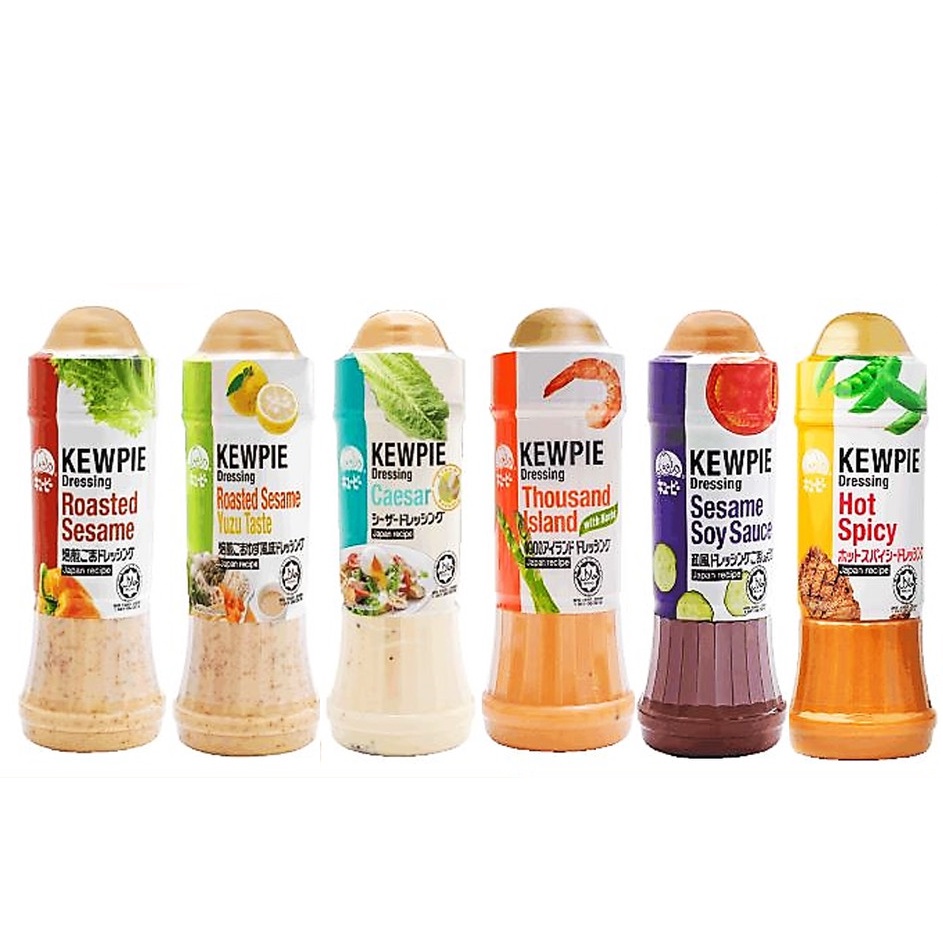 KEWPIE Healthy Dressing 210ml ( CAESAR / ROASTED SESAME / HOT&SPICY