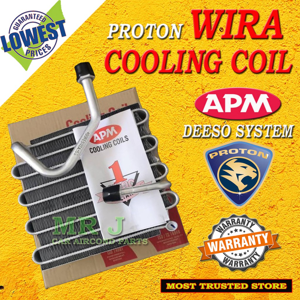 Ready Stock PROTON WIRA DENSO SYSTEM Cooling Coil Evaporator APMRES