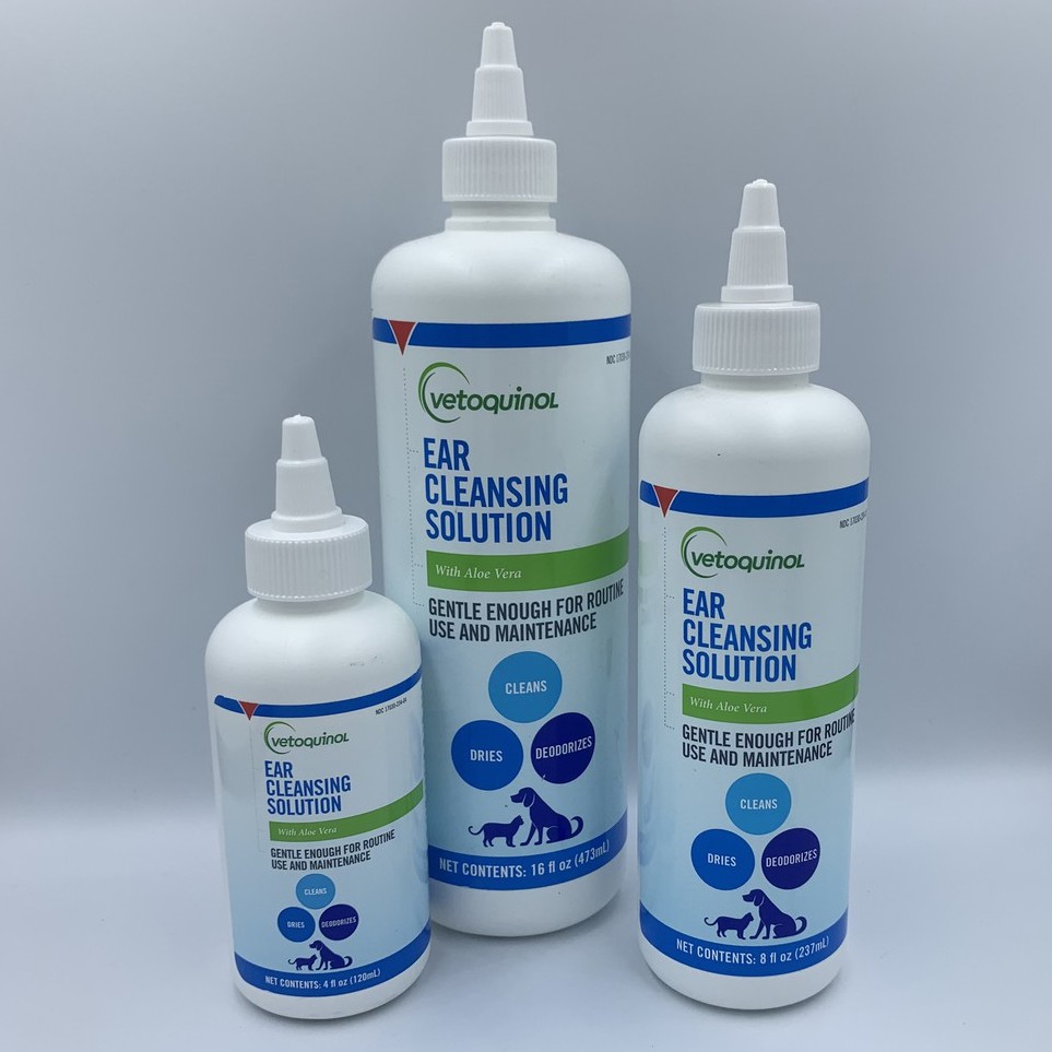 Vetoquinol Ear Cleansing Solution for Cats & Dogs 118/236/473ml most