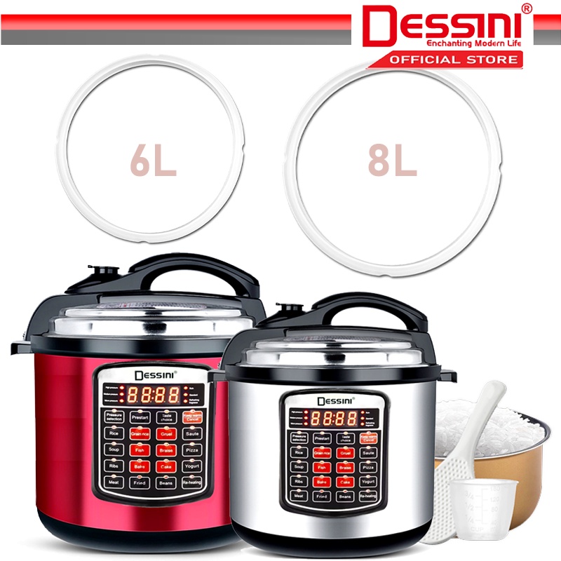 DESSINI ITALY 6L 8L Pressure Cooker Rice Cooker Silicone Gasket Seal