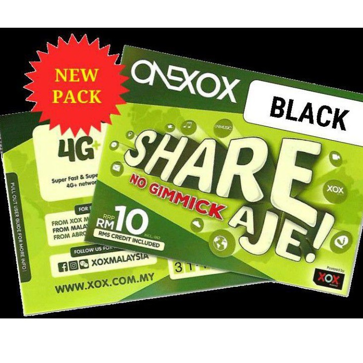 Xox One Xox Mobile Number Prepaid Sim Card 4G Coverage 28 months