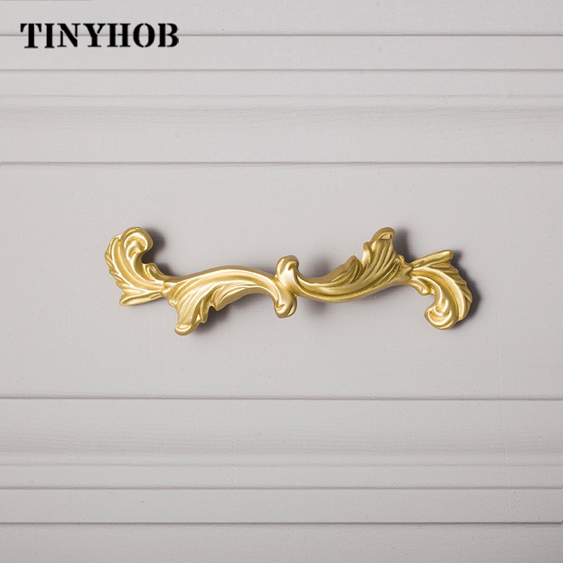 Gold French Knobs and Handles Antique European Style Wardrobe