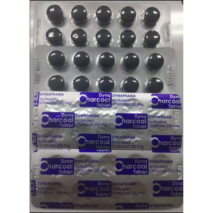 DYNA CHARCOAL TABLET 1X10S, 2X10S OR 4X10S EXP12/23 Shopee Malaysia