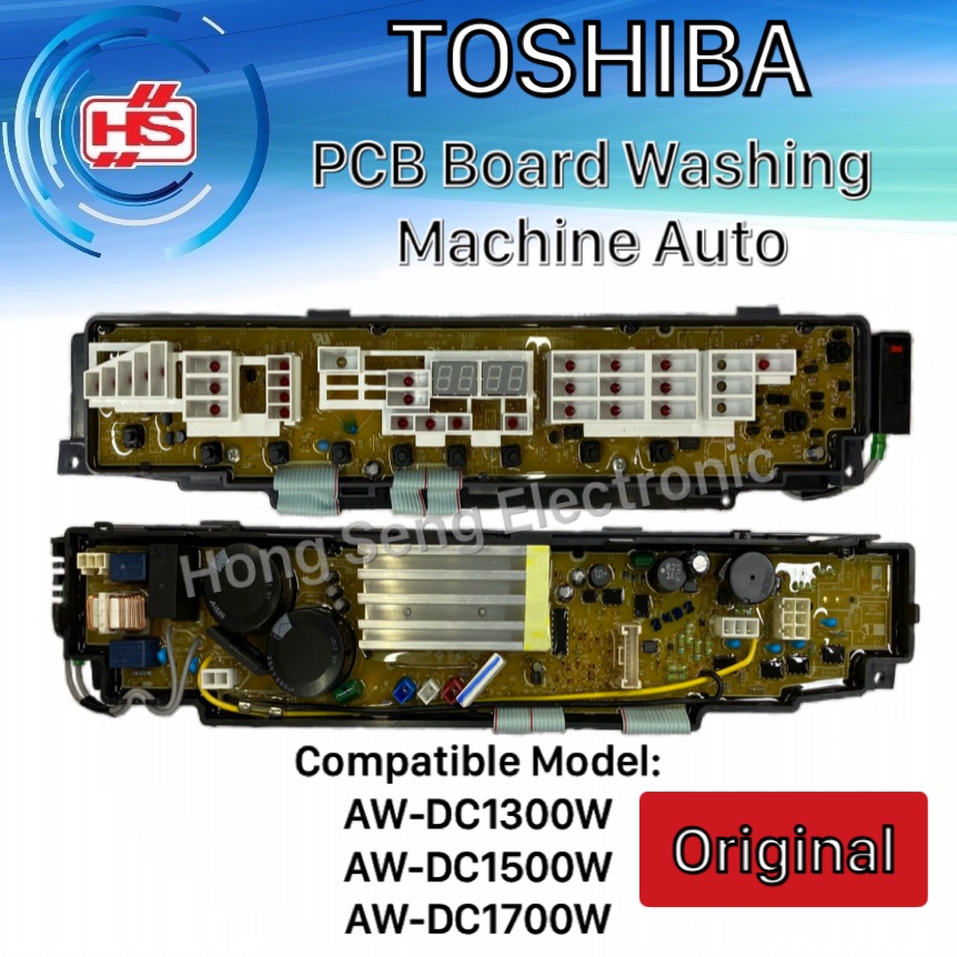 Toshiba AWDC1300W / AWDC1500W / AWDC1700W PCB Board Washing Machine