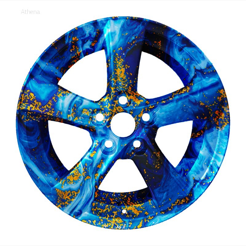 Athena 50*100cm Blue PVA Water Transfer Film Hydrographic Hydro Dipping