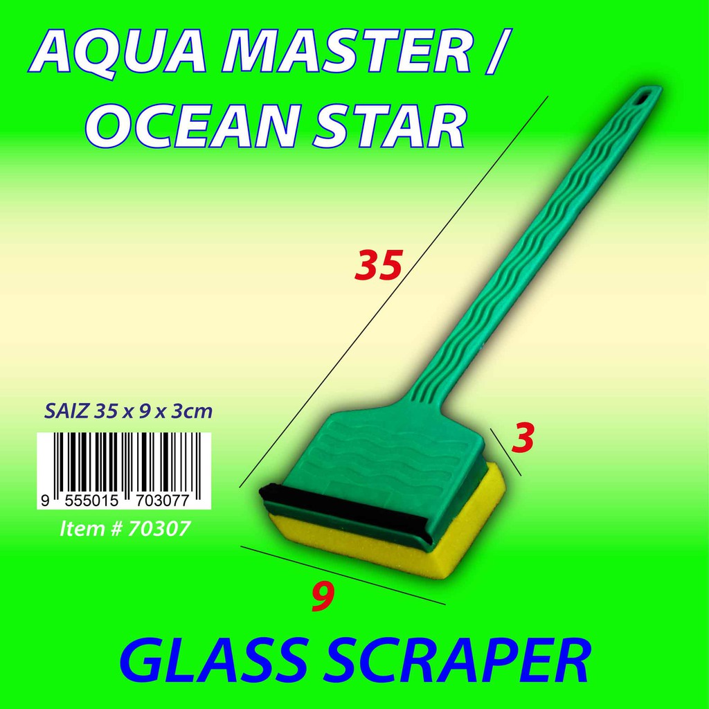 OCEAN STAR GLASS SCRAPER Aquarium fish tank glass cleaner Shopee