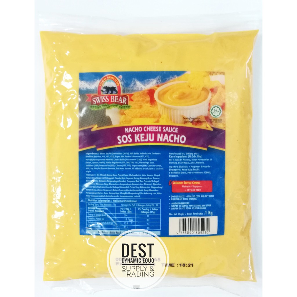 Swiss Bear Nacho Cheese Sauce 1kg Halal Shopee Malaysia