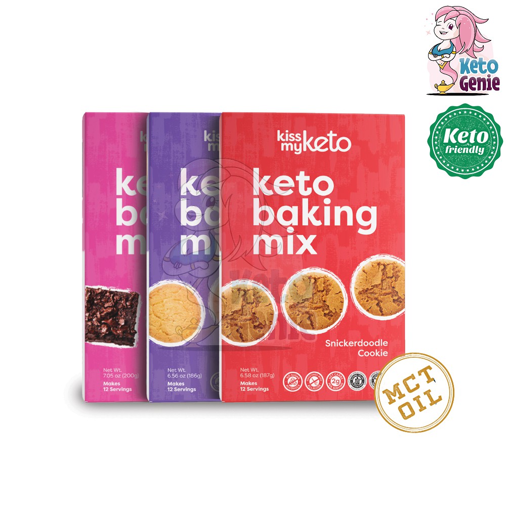 KISS MY KETO Keto Baking Mix ( 1 Box 12 servings ) Keto Friendly Baking