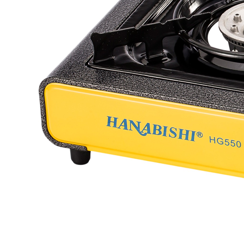 Hanabishi Portable Gas Stove Free Case Cast Iron Head Burner HG550