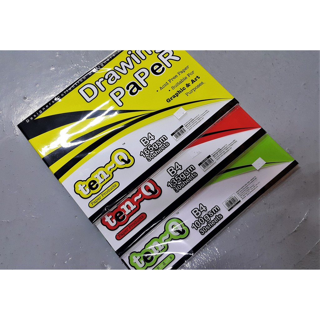 30'S TENQ DRAWING PAPER SIZE B4 (PER PKT) Shopee Malaysia