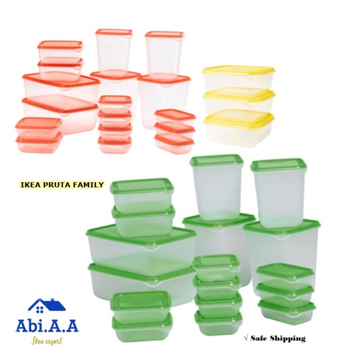 IKEA PRUTA FOOD CONTAINER (IKEA Set Bekas Makanan) Shopee Malaysia