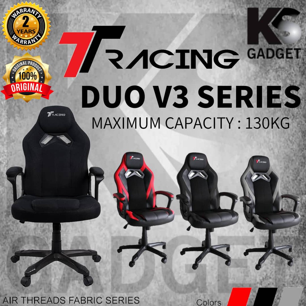 [READY STOCK]TTRacing Duo V3 Gaming Chair 2 Years Official Warranty