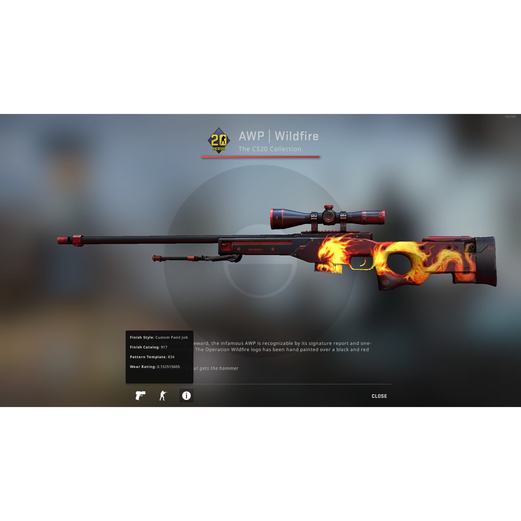 CSGO Skins AWP Neo Noir, Wildfire, Hyper Beast Shopee Malaysia