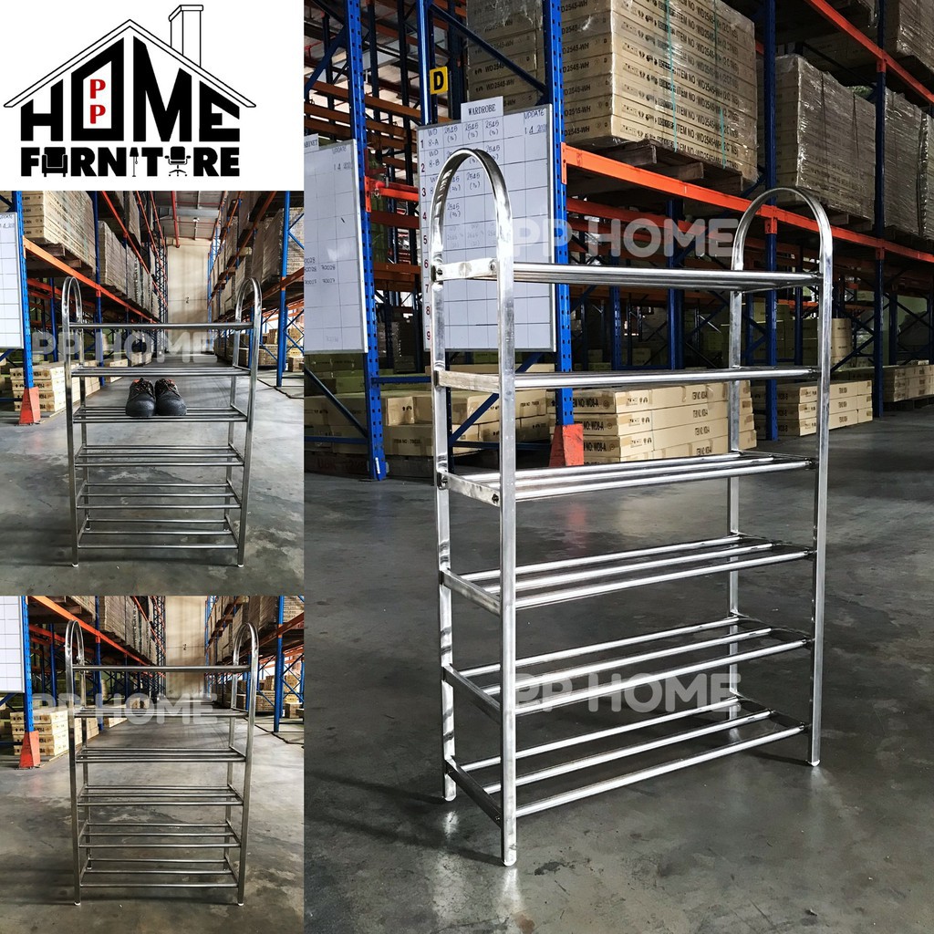 rak kasut PP HOME Wooden Shoe rack/ metal shoe rack/ plastic shoe rack