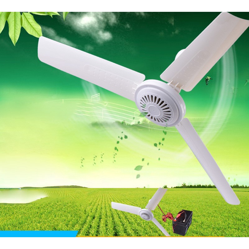 12V Ceiling Fan Emergency Fan Powerful Caravan Camping fan usb hanging