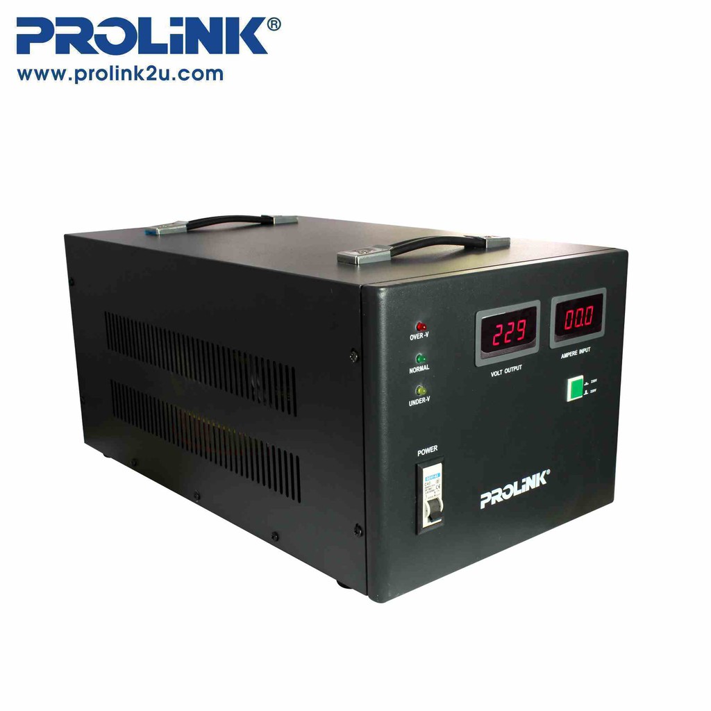 PROLiNK 10KVA/8000W Servo Motor Control Industrial Grade Stabilizer AVR Auto Voltage Stabilizer