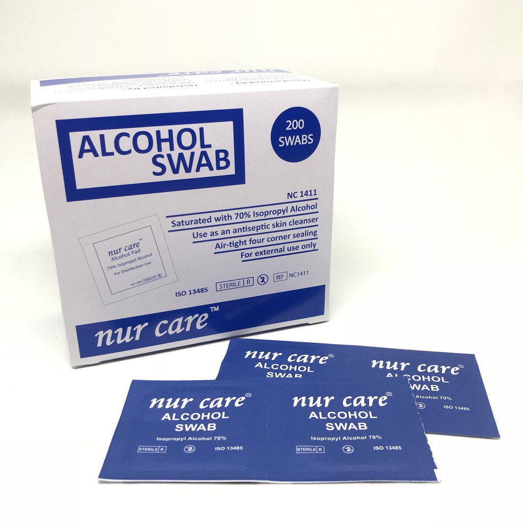 ALCOHOL SWAB STERILE (200 PCS) Shopee Malaysia