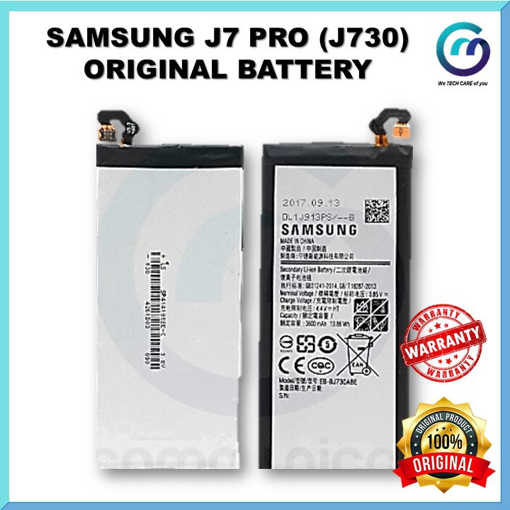 SAMSUNG J7 PRO (J730) ORIGINAL BATTERY Shopee Malaysia
