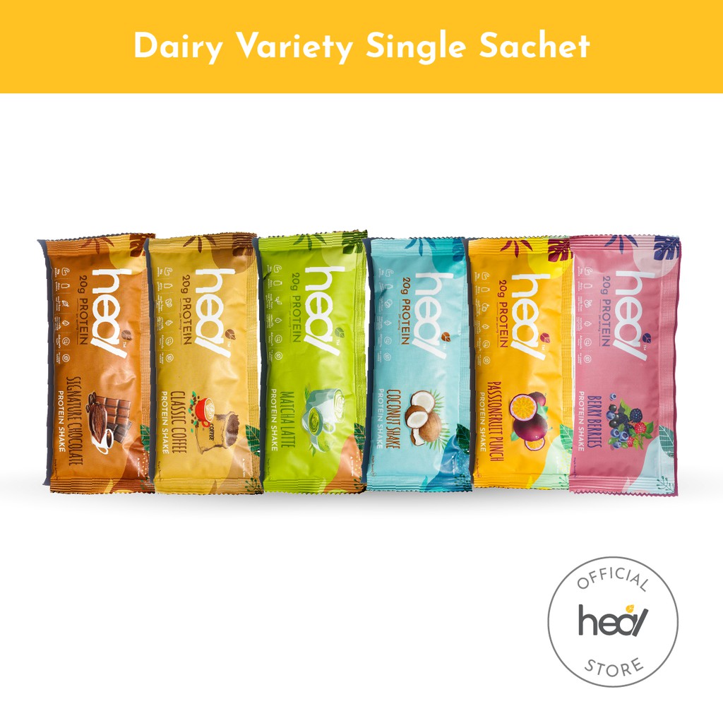 Heal Protein Shake Powder ( Whey Protein / Pea Protein / Vegan