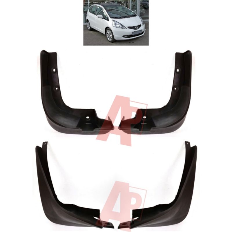 Honda Jazz TFO 2008 Front Rear Mudflap Mud flap Splash Guard New