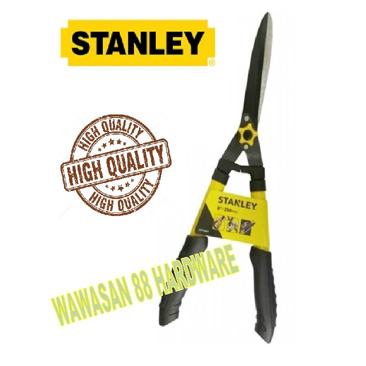 STANLEY Hedge Shear Pruning Shears Grass Trimmer Cutter Scissor Heavy