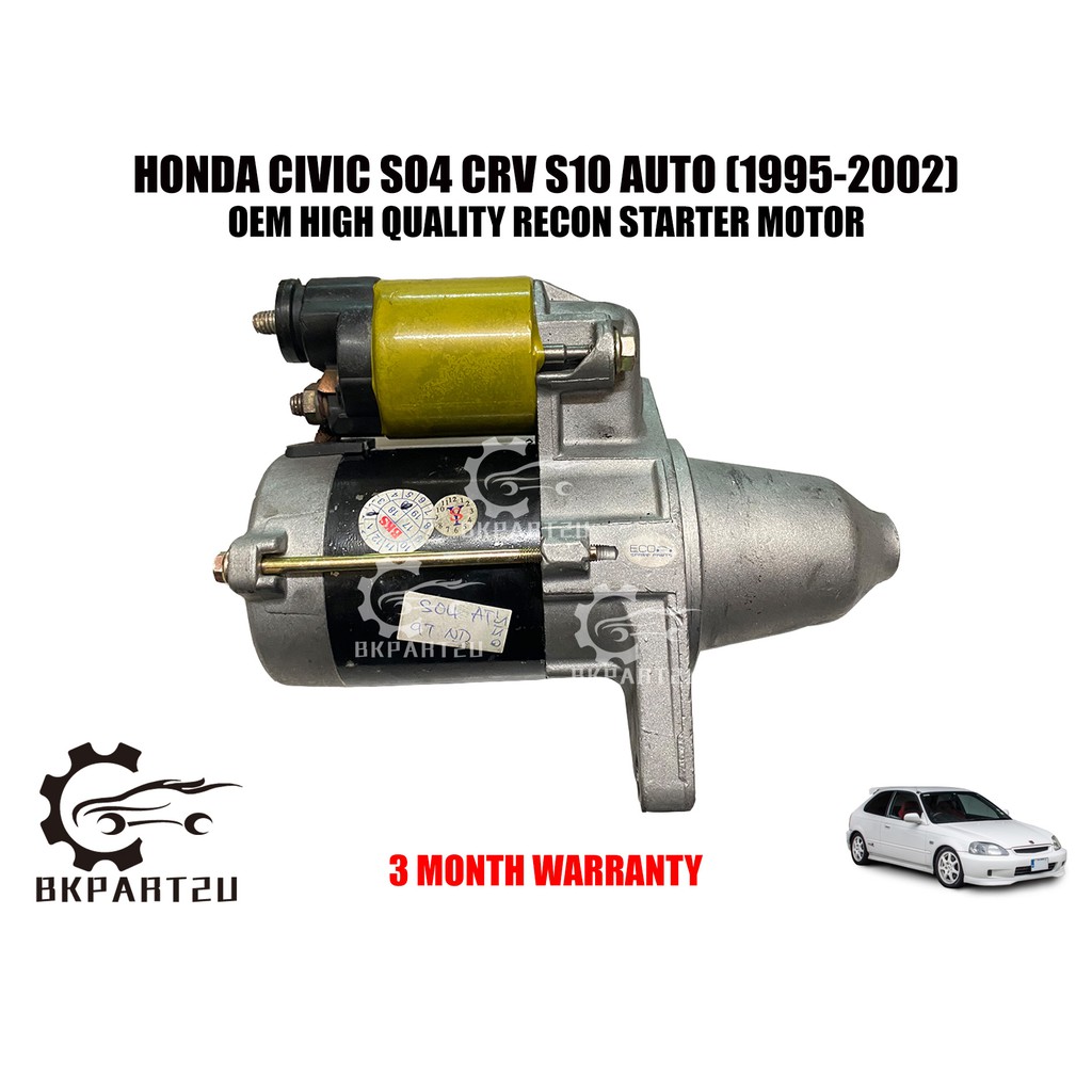 HONDA CIVIC SO4 CRV S10 AUTO (19952002) STARTER MOTOR AUTO MADE BY OEM