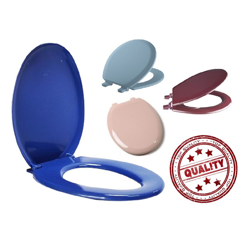 Toilet Cover Bowl Seat Cover Colour With Screws Penutup Mangkuk Tandas