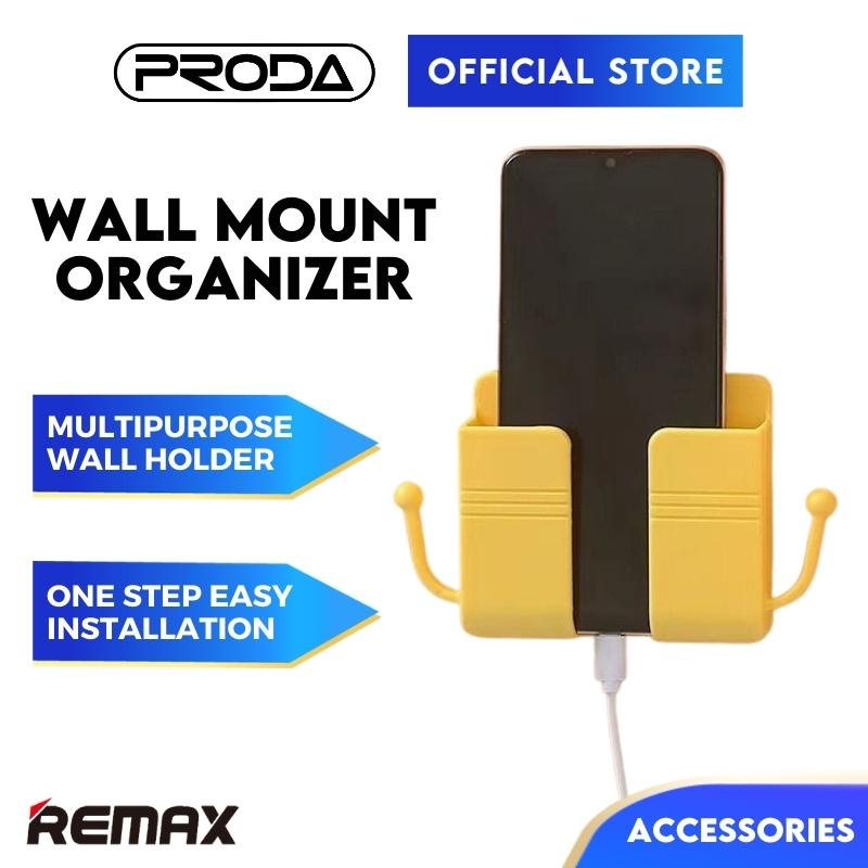 Wall Phone Holder Wall Organzier Wall Mounted Phone Holder Cable Hanger
