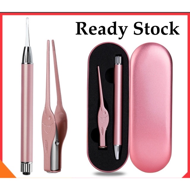 Pengorek Telinga Bayi Baby Korek Senang Guna LED Light Ear