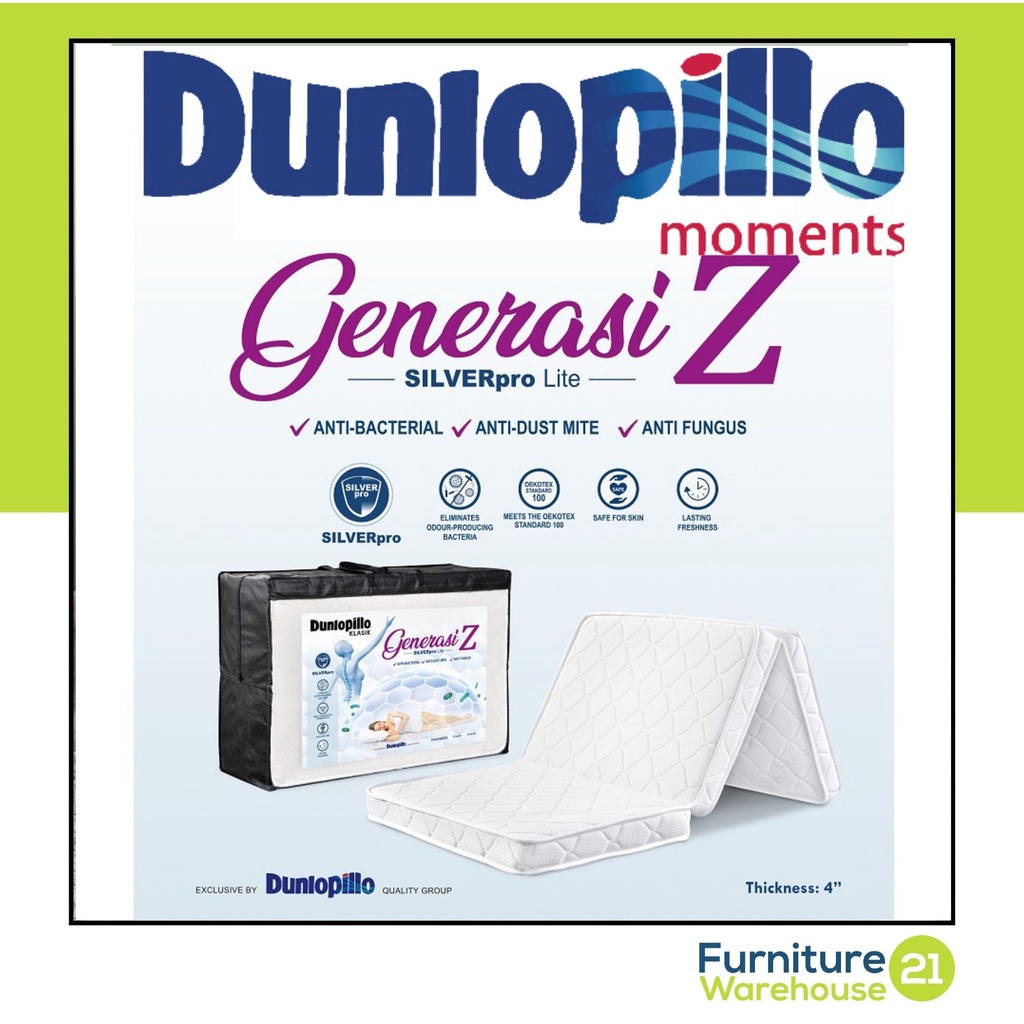Generasi Z Foldable Mattress / Dunlopillo Foldable Mattress / 3 Fold Mattress / Quality folding
